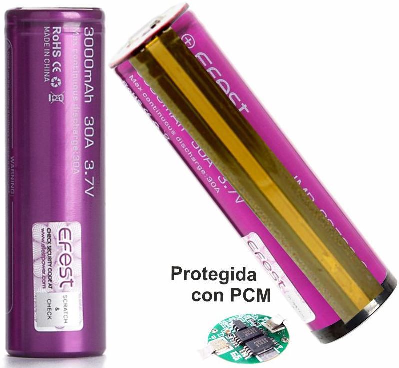 Bateria Efest 20700 Protegida
